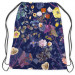 Backpack Oriental meetings - floral composition on a sapphire background 147419 additionalThumb 2