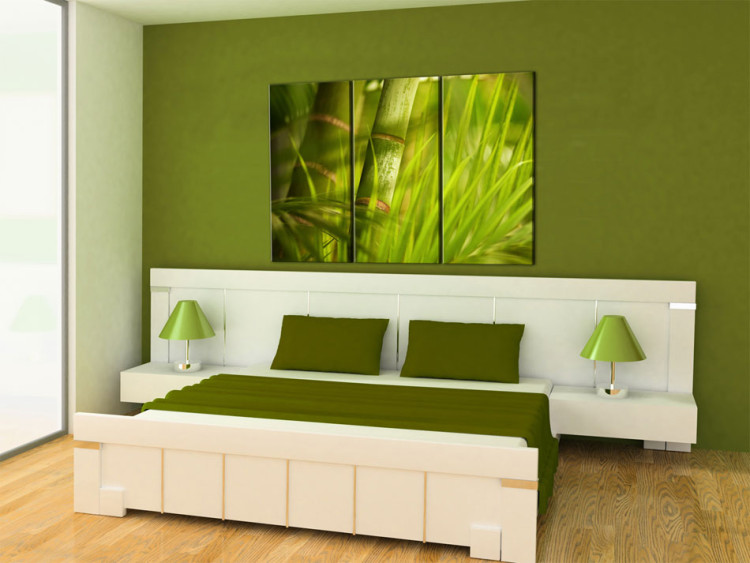 Canvas Fresh green tropical grass 58519 additionalImage 3