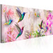 Canvas Colourful Hummingbirds (1 Part) Narrow 108029 additionalThumb 2