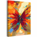 Paint by Number Kit Multicolored Butterfly 134629 additionalThumb 6