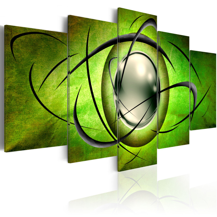 Canvas Rotating globe - green 55829 additionalImage 2