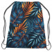Backpack Mysterious bushes - blue and orange leaf motif 147539 additionalThumb 2