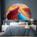 Round wallpaper A Sandy Feast of Colors - A Colorful Desert Mountain Against the Sky 151639 additionalThumb 2
