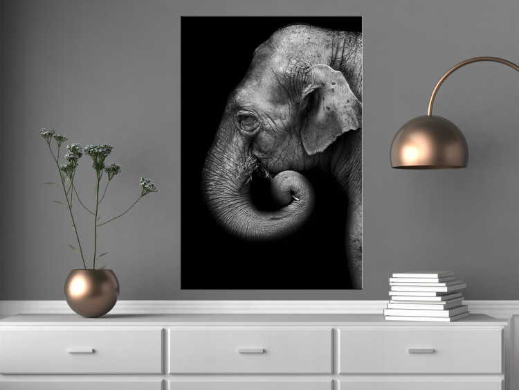 Canvas Portrait of Elephant (1 Part) Vertical 116449 additionalImage 3