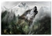 Canvas Howling Wolf (1 Part) Wide 125949