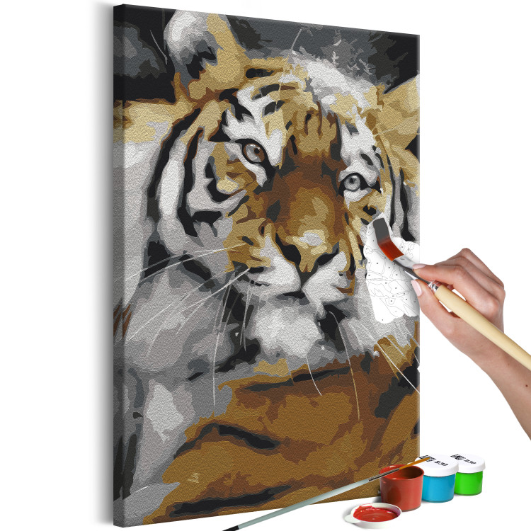 Paint by Number Kit Friendly Tiger 132049 additionalImage 3
