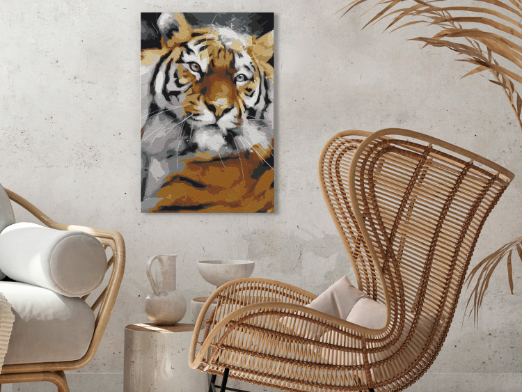 Paint by Number Kit Friendly Tiger 132049 additionalImage 2