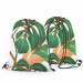 Backpack Hollow leaves - a botanical composition in shades of green and brown 147449 additionalThumb 3