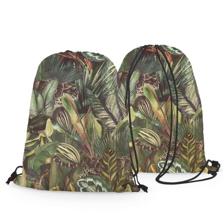 Backpack Tigers among leaves - a composition inspired by the tropical jungle 147549 additionalImage 3