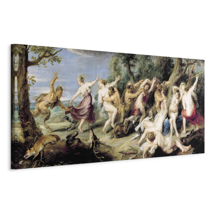 Canvas Diana and her Nymphs Surprised by Fauns 154049 additionalImage 2