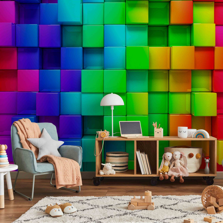 Wall Mural Colourful Cubes 61949 additionalImage 6