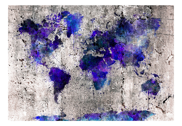 Wall Mural World Map: Ink Blots 108459 additionalImage 1