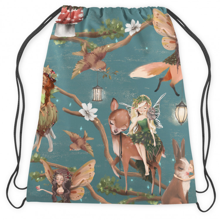 Backpack In an enchanted forest - deer, fairies and branches in darkness 147359 additionalImage 2