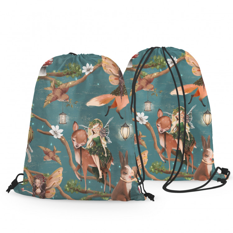 Backpack In an enchanted forest - deer, fairies and branches in darkness 147359 additionalImage 3