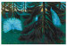 Paint by Number Kit Peacocks at Dusk - White Birds in a Dark Coniferous Forest 148459 additionalThumb 6