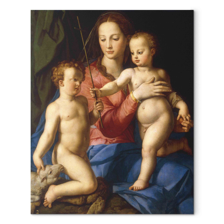 Canvas Madonna with Child and John 152559