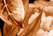 Canvas Bouquet of lilies and peonies in sepia - photo with flowers in sepia 123869 additionalThumb 4