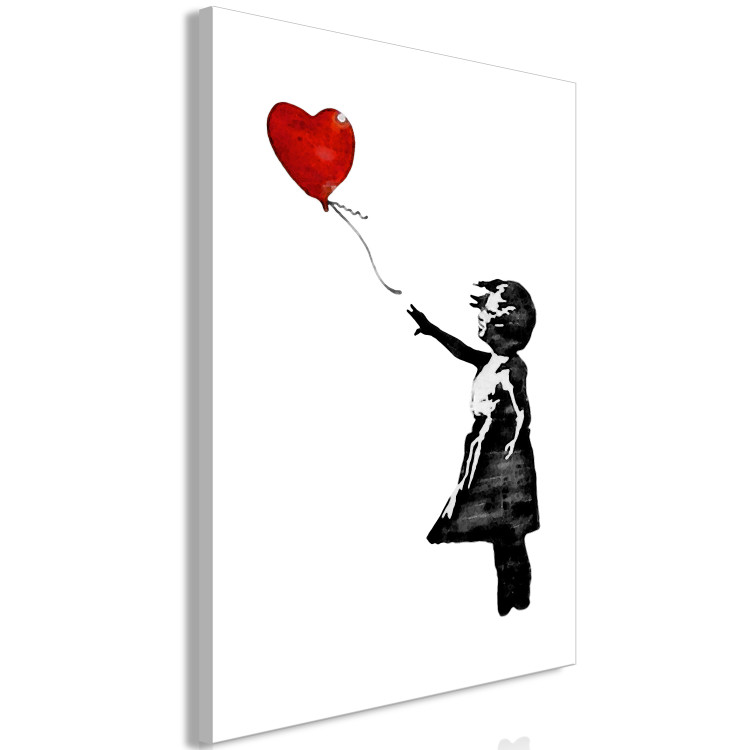 Canvas Banksy: Girl with Balloon (1 Part) Vertical 132469 additionalImage 2