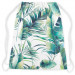 Backpack Light leaves - tropical flora in watercolour style on white background 147369 additionalThumb 3