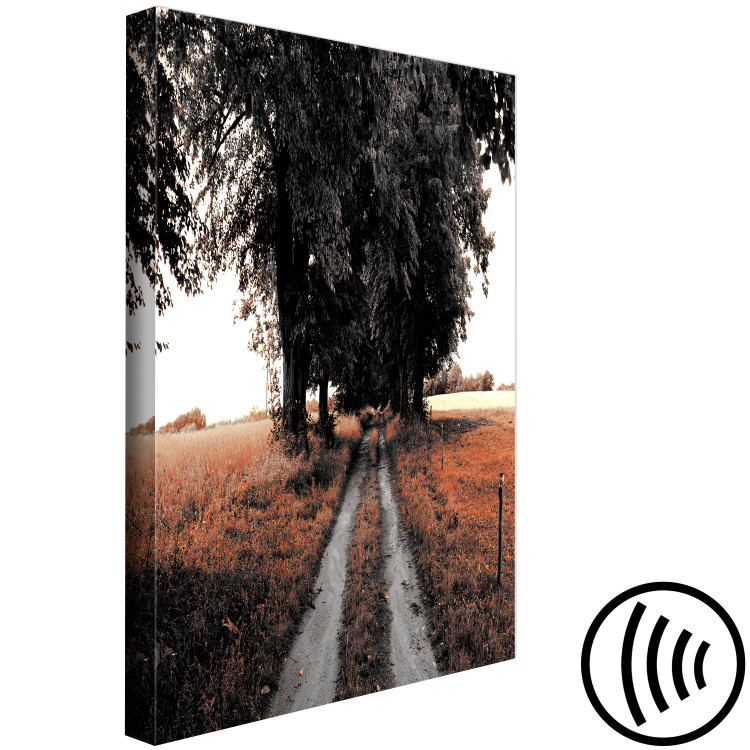 Canvas Countryside path - grain fields, trees and poplars summer landscape 124379 additionalImage 6