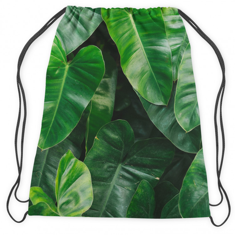 Backpack Faces of greenery - a plant composition with rich Philodendron detailing 147579 additionalImage 2