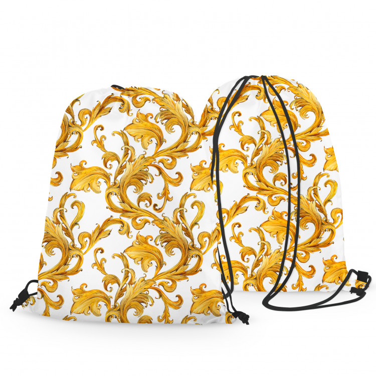 Backpack Golden arabesque - rich details with acanthus leaves in baroque style 147589 additionalImage 3