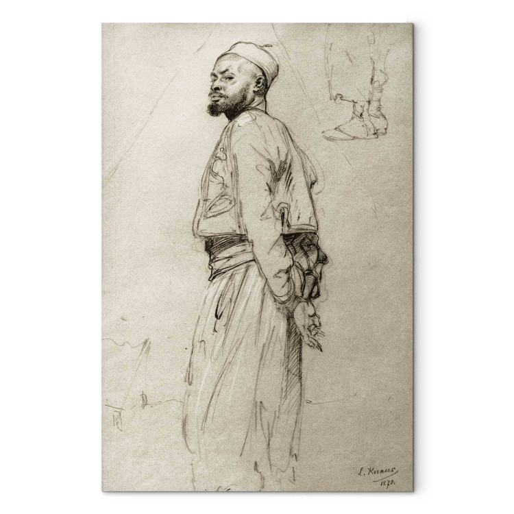 Canvas Stehender Marokkaner 153089