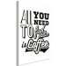 Canvas All You Need to Feel Better Is Coffee (1 Part) Vertical 114699 additionalThumb 2