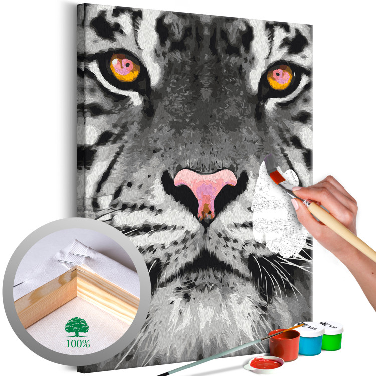 Paint by Number Kit Regal White Tiger 138499