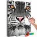 Paint by Number Kit Regal White Tiger 138499 additionalThumb 6