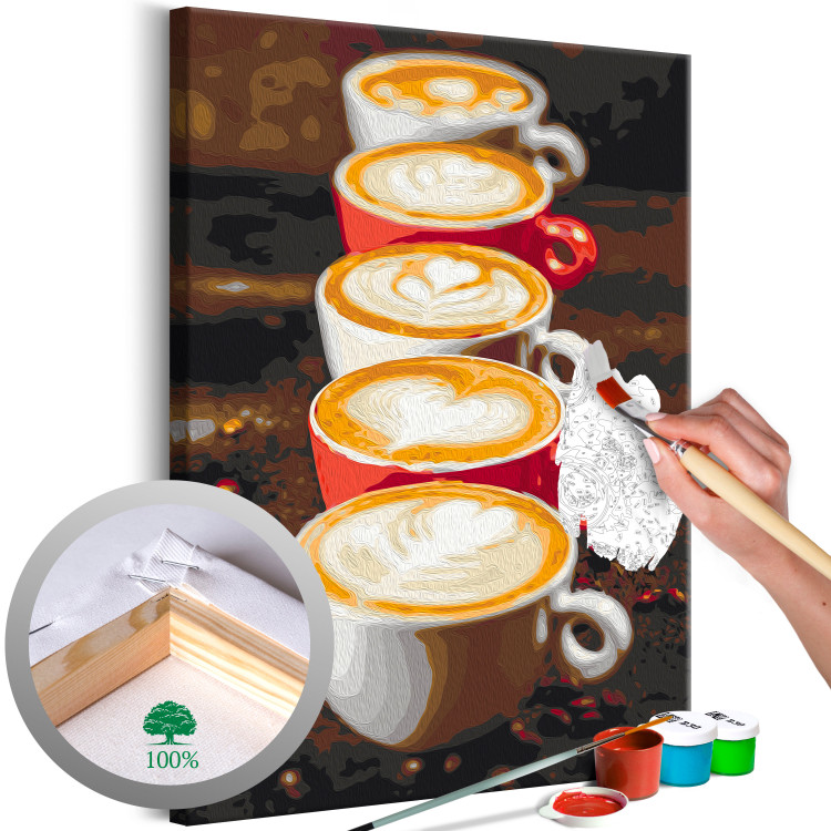 Paint by Number Kit Hot Cappuccino 143299