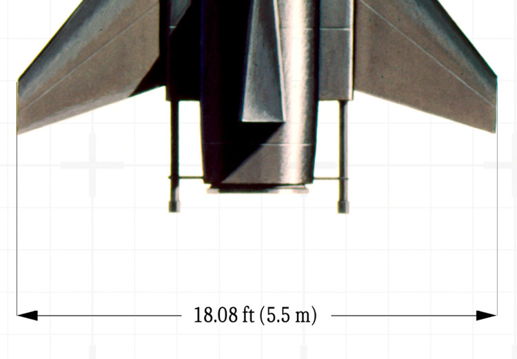 Poster North American X-15 - Rocket Plane in Projection with Dimensions 146299 additionalImage 4