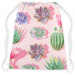 Backpack Cactus gallery - graphic composition of succulents in shades of pink 147399 additionalThumb 2