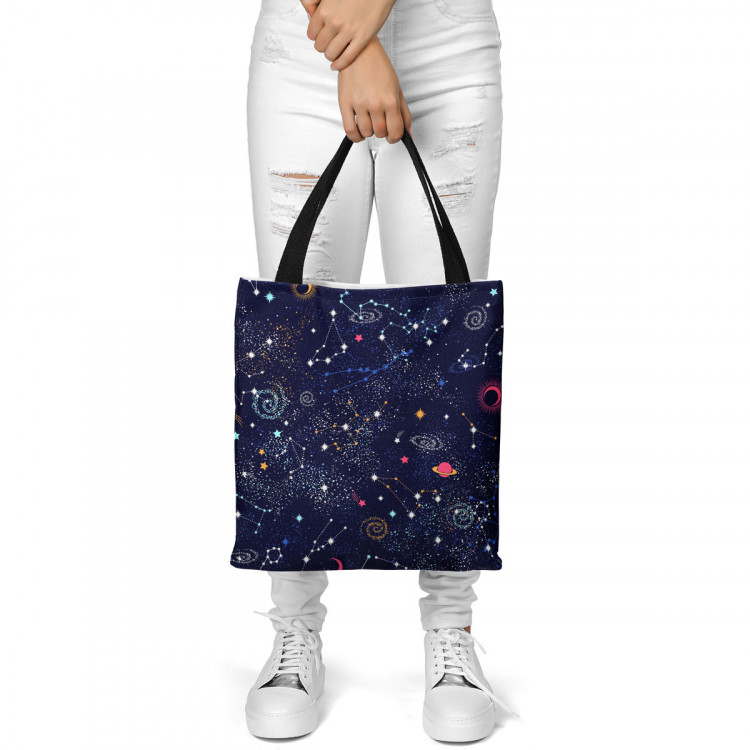 Shopping Bag Cosmic constellations - constellations, stars and planets in the sky 147599 additionalImage 2