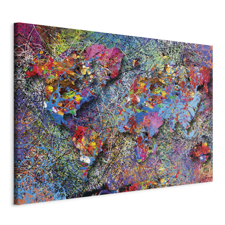 Canvas Map: Jackson Pollock inspiration  92599 additionalImage 2