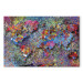 Canvas Map: Jackson Pollock inspiration  92599